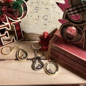 Charm key chain and necklace